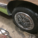 One of the two wire hubcaps.